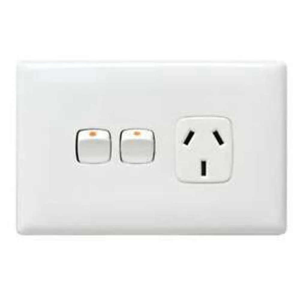 HPM Single GPO 1 Extra Switch