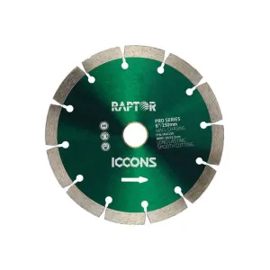 Iccons Ridgeback Segmented Compressed SHT Blade 178mm Bore 20-22.2