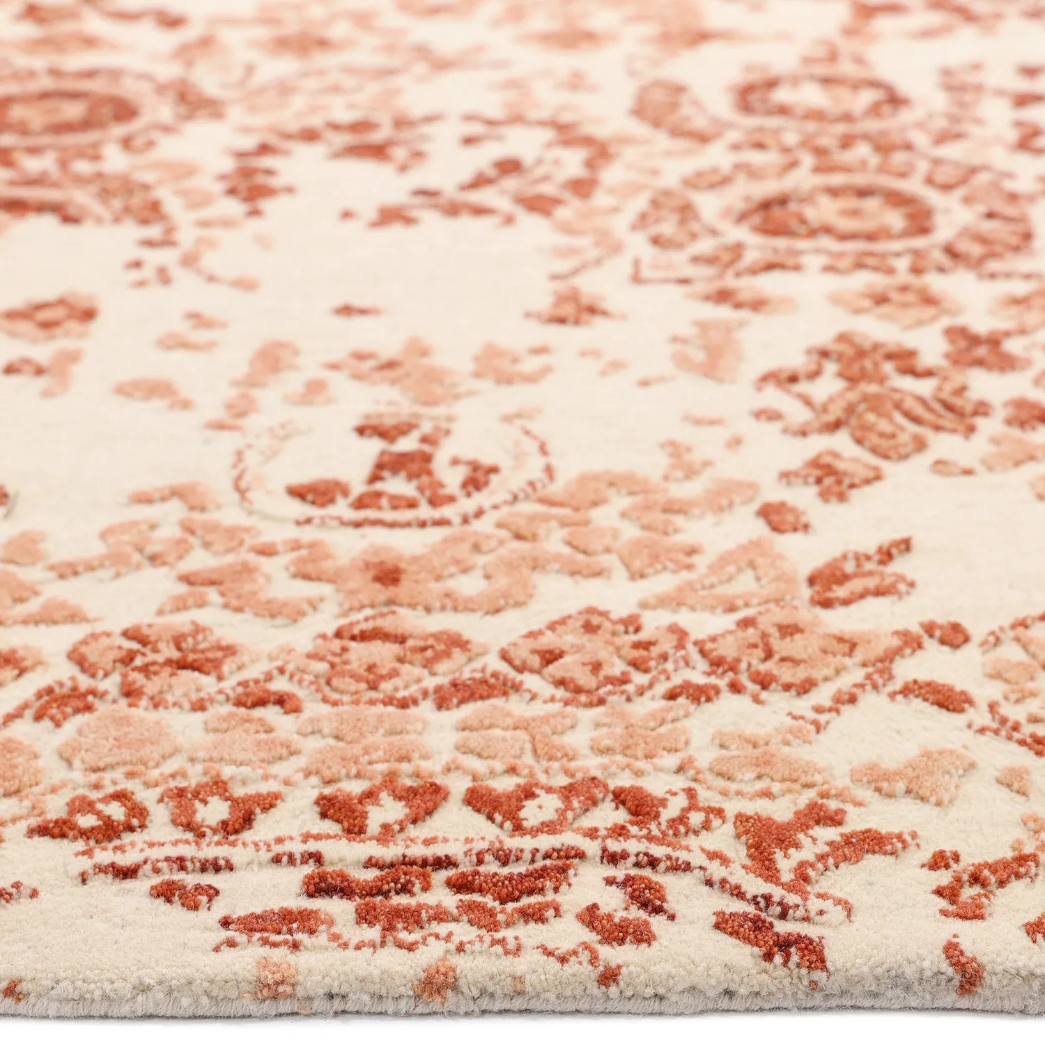 Ivory Transitional Wool Rug - 9'2" x 11'10"