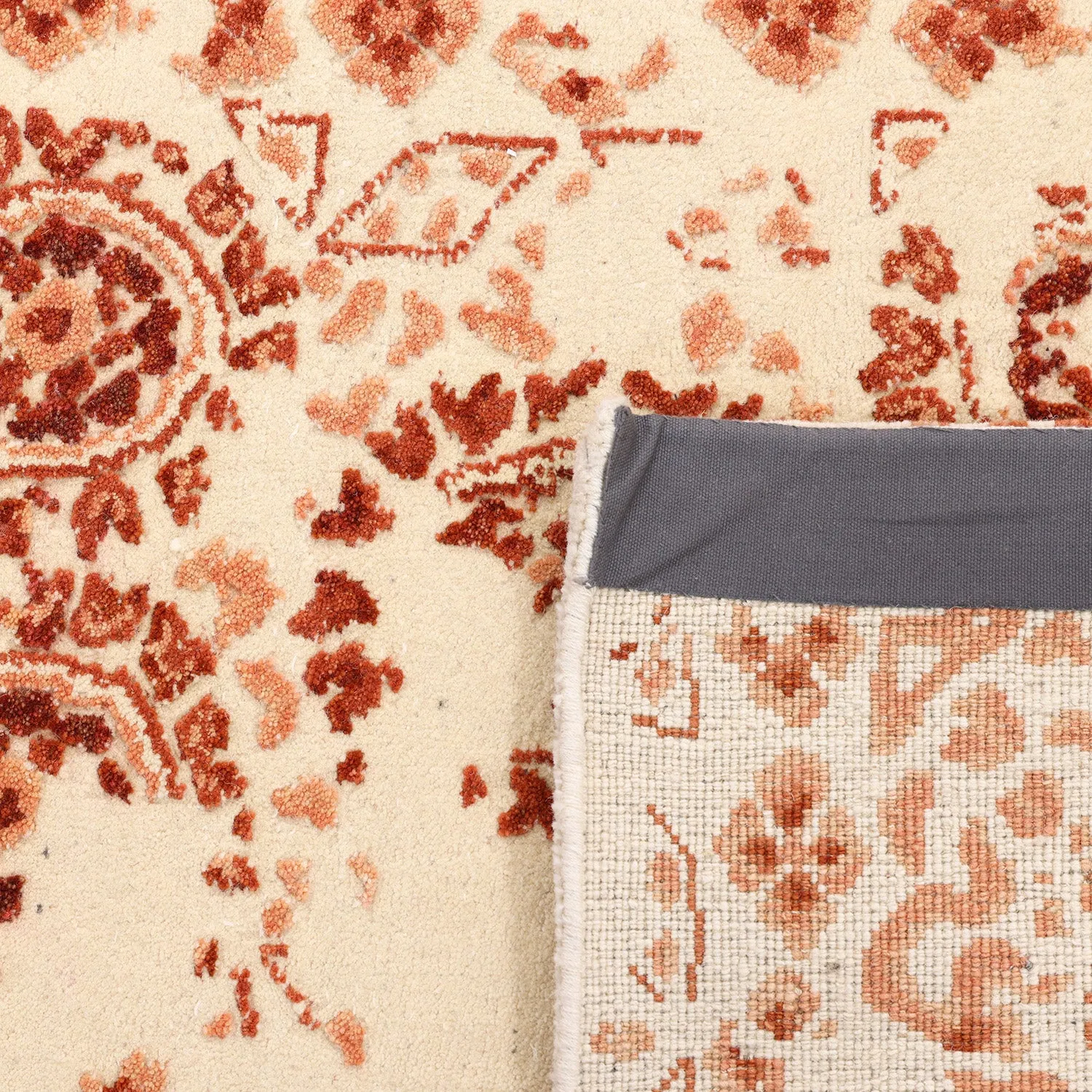 Ivory Transitional Wool Rug - 9'2" x 11'10"