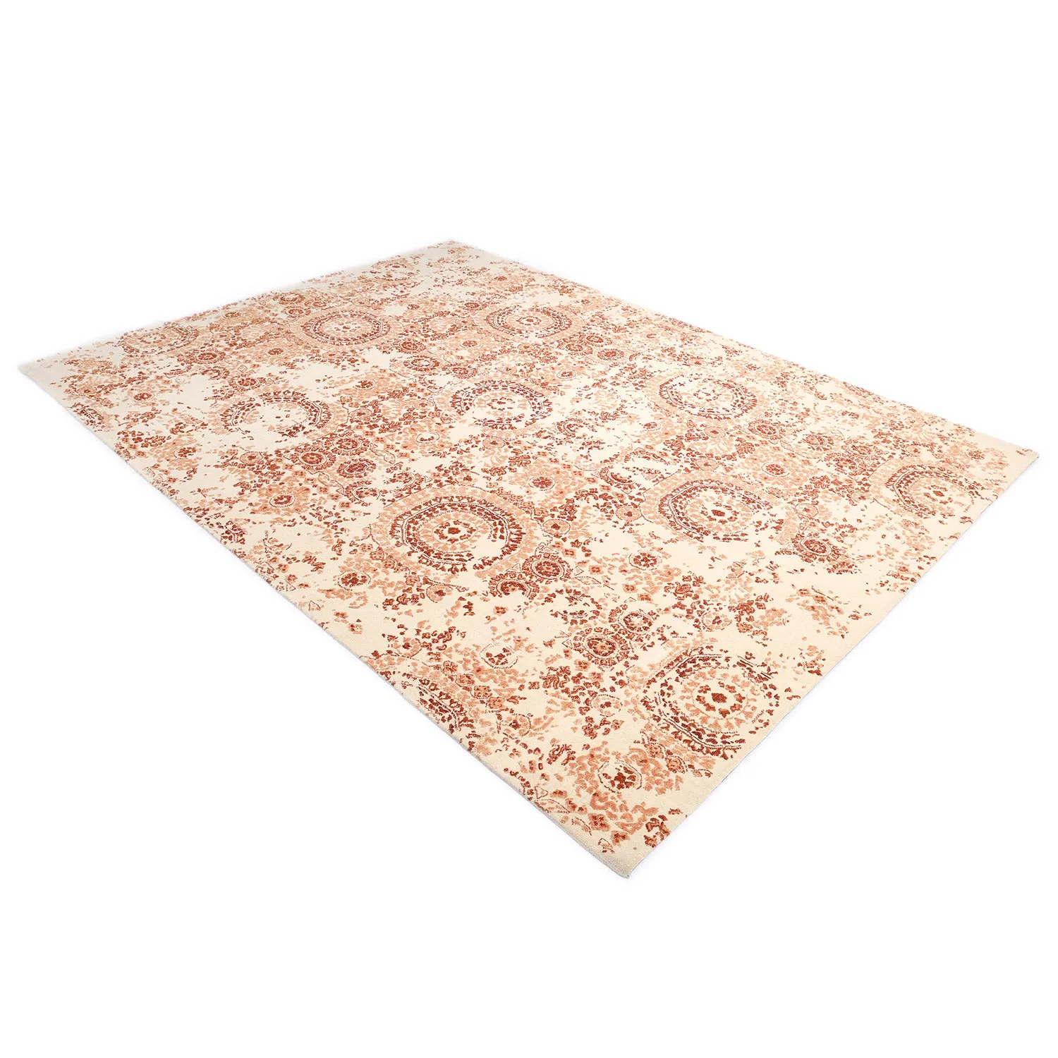 Ivory Transitional Wool Rug - 9'2" x 11'10"