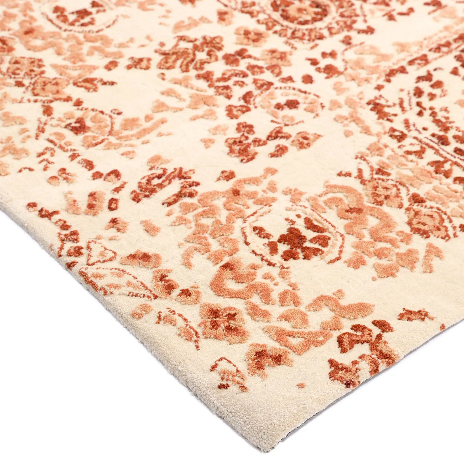 Ivory Transitional Wool Rug - 9'2" x 11'10"