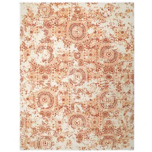 Ivory Transitional Wool Rug - 9'2" x 11'10"
