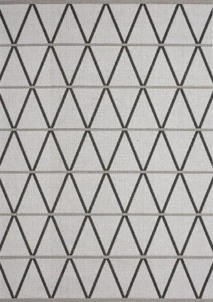 Jasper Trellis 5'3" X 7'7" Outdoor Area Rug - Grey