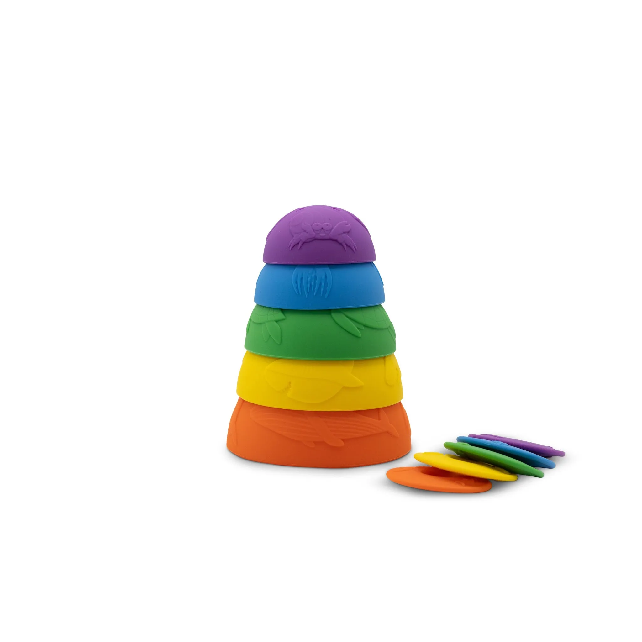 Jellystone Designs Ocean Stacking Cups Bright