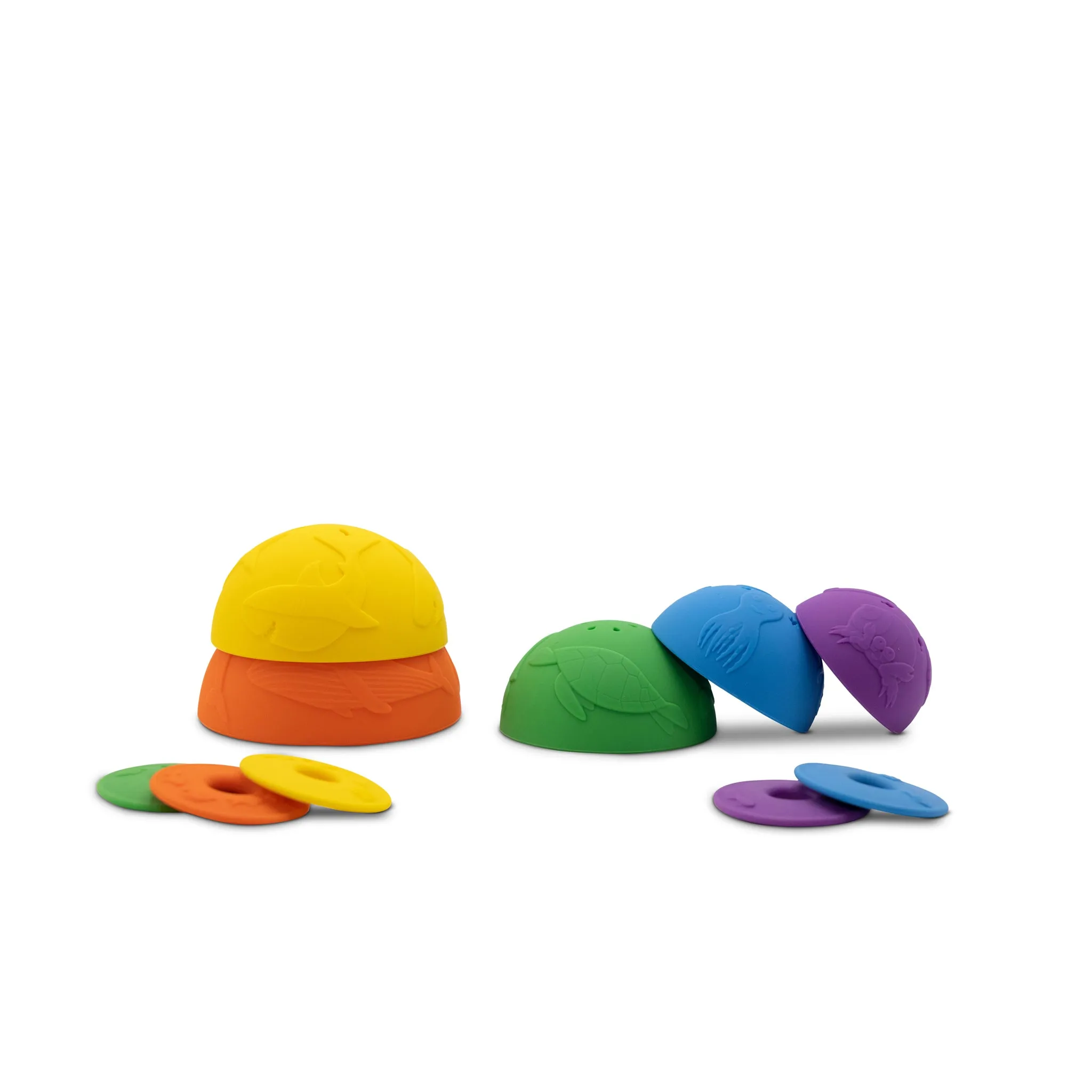 Jellystone Designs Ocean Stacking Cups Bright