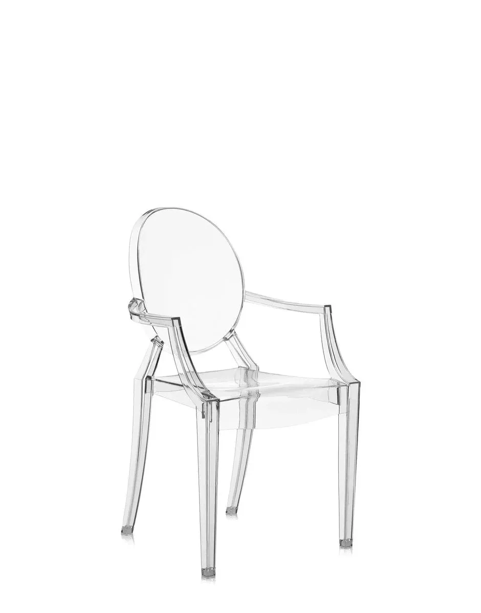 Kartell Lou Lou Ghost Kids Chair, Crystal