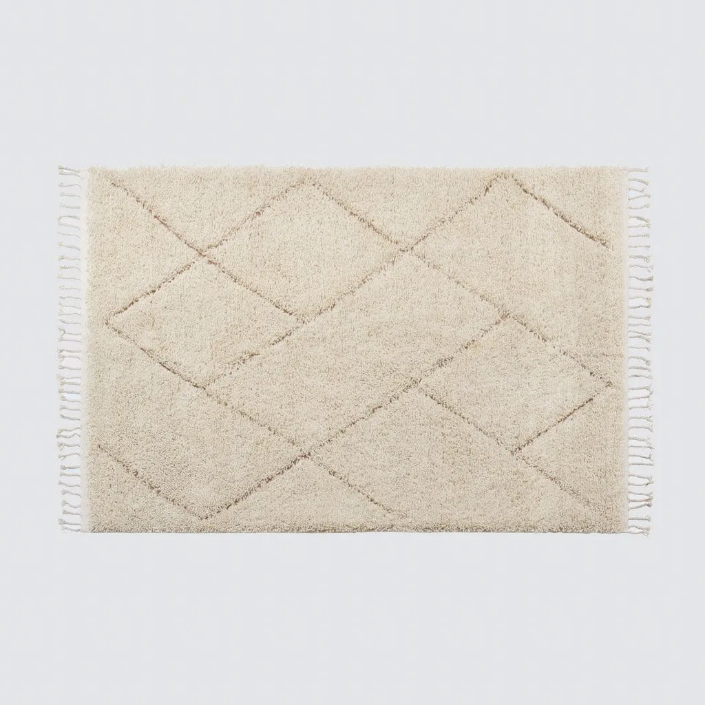 Khalida Hand-Knotted Beni Ourain Area Rug The Citizenry
