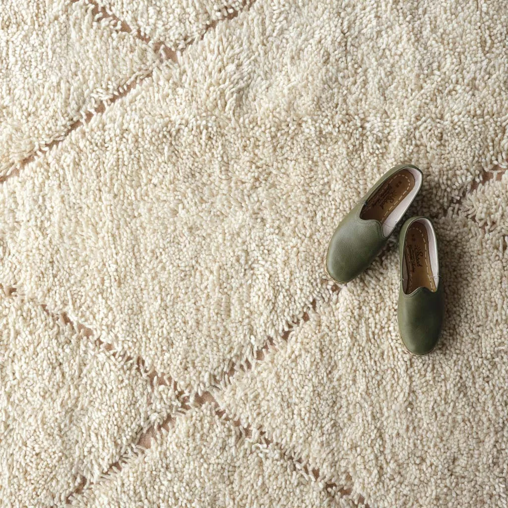 Khalida Hand-Knotted Beni Ourain Area Rug The Citizenry