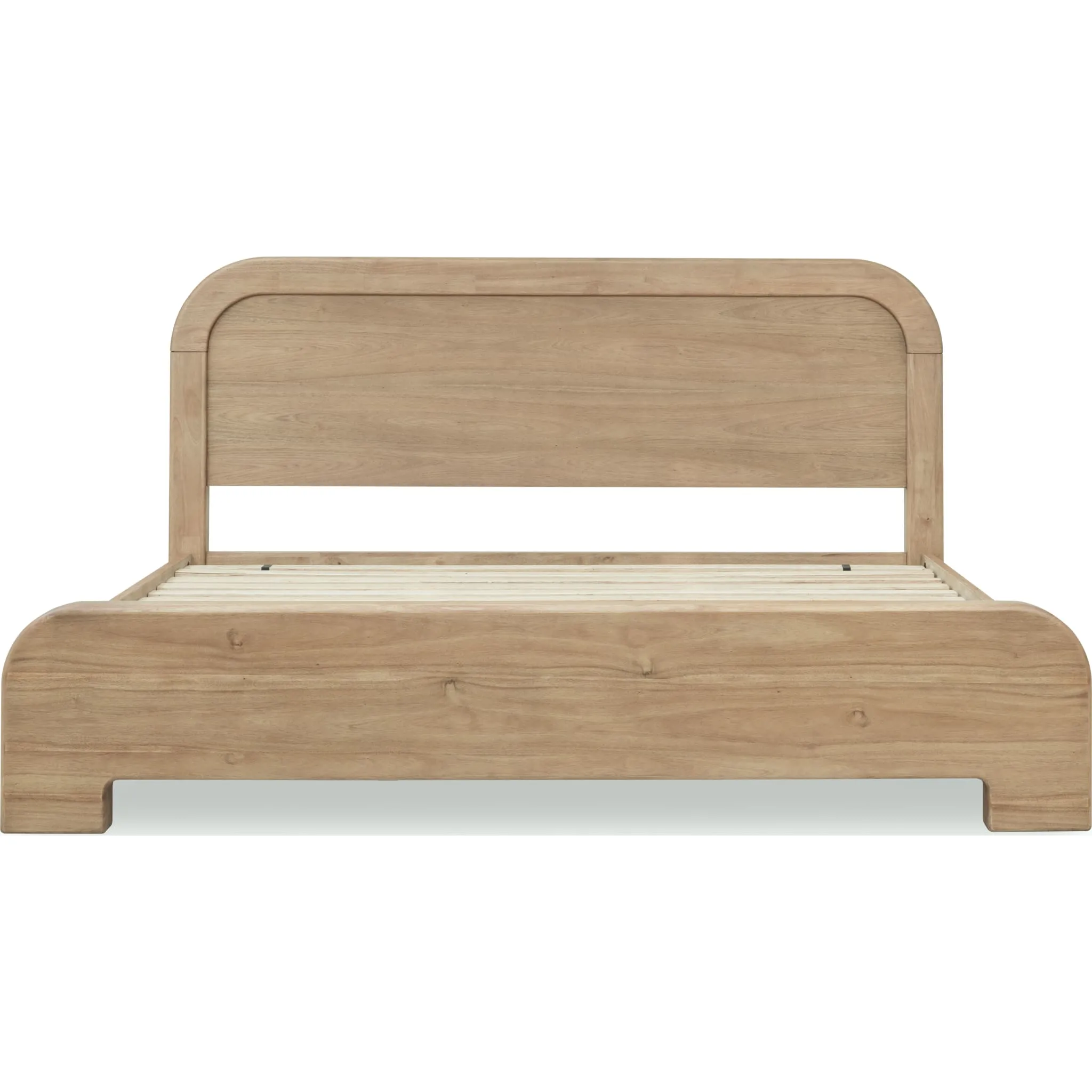 Kione Acacia Wood Platform Bed in Lioness Modus