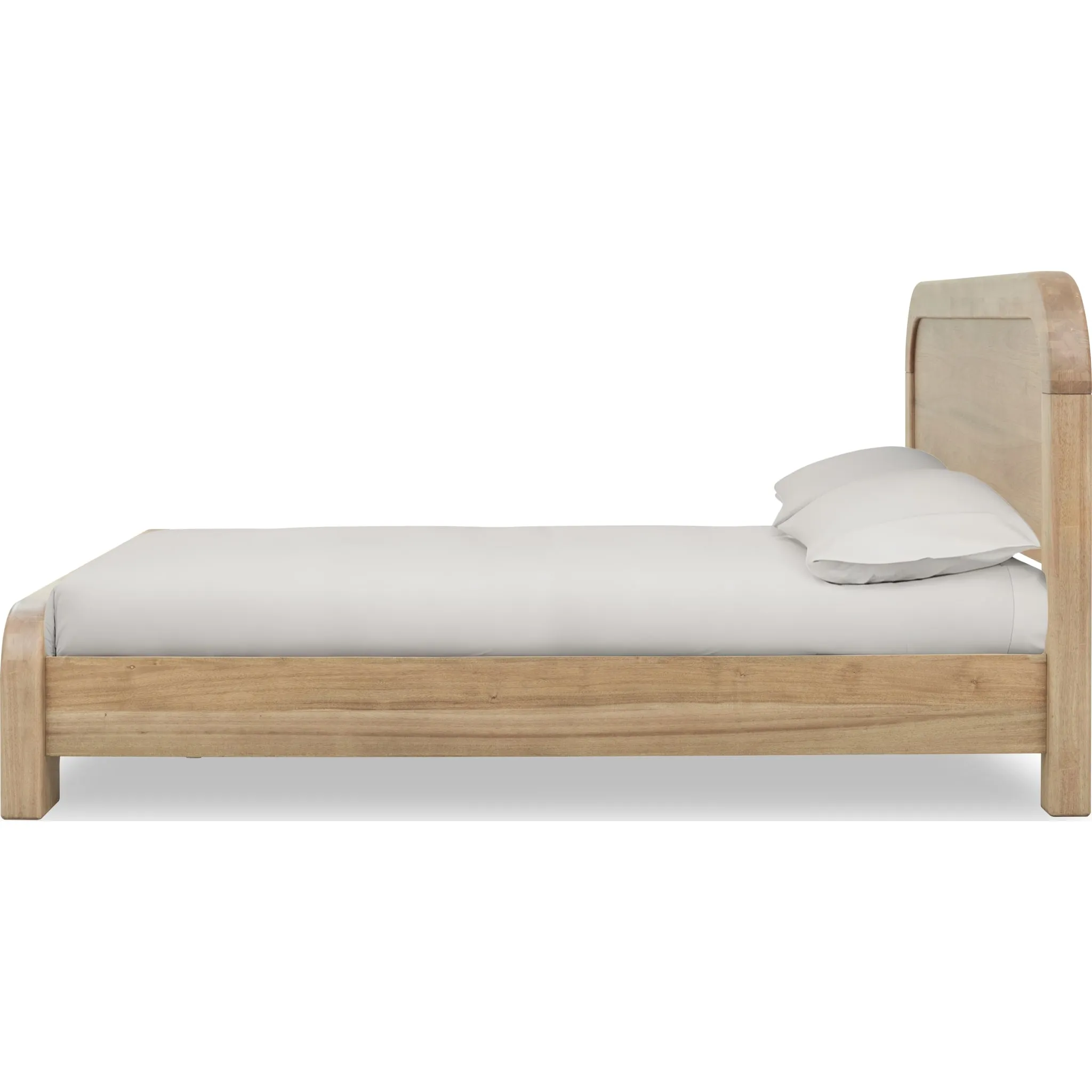 Kione Acacia Wood Platform Bed in Lioness Modus