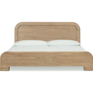 Kione Acacia Wood Platform Bed in Lioness Modus