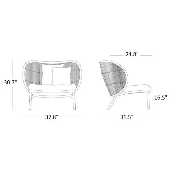 Kodo Outdoor Lounge Chair