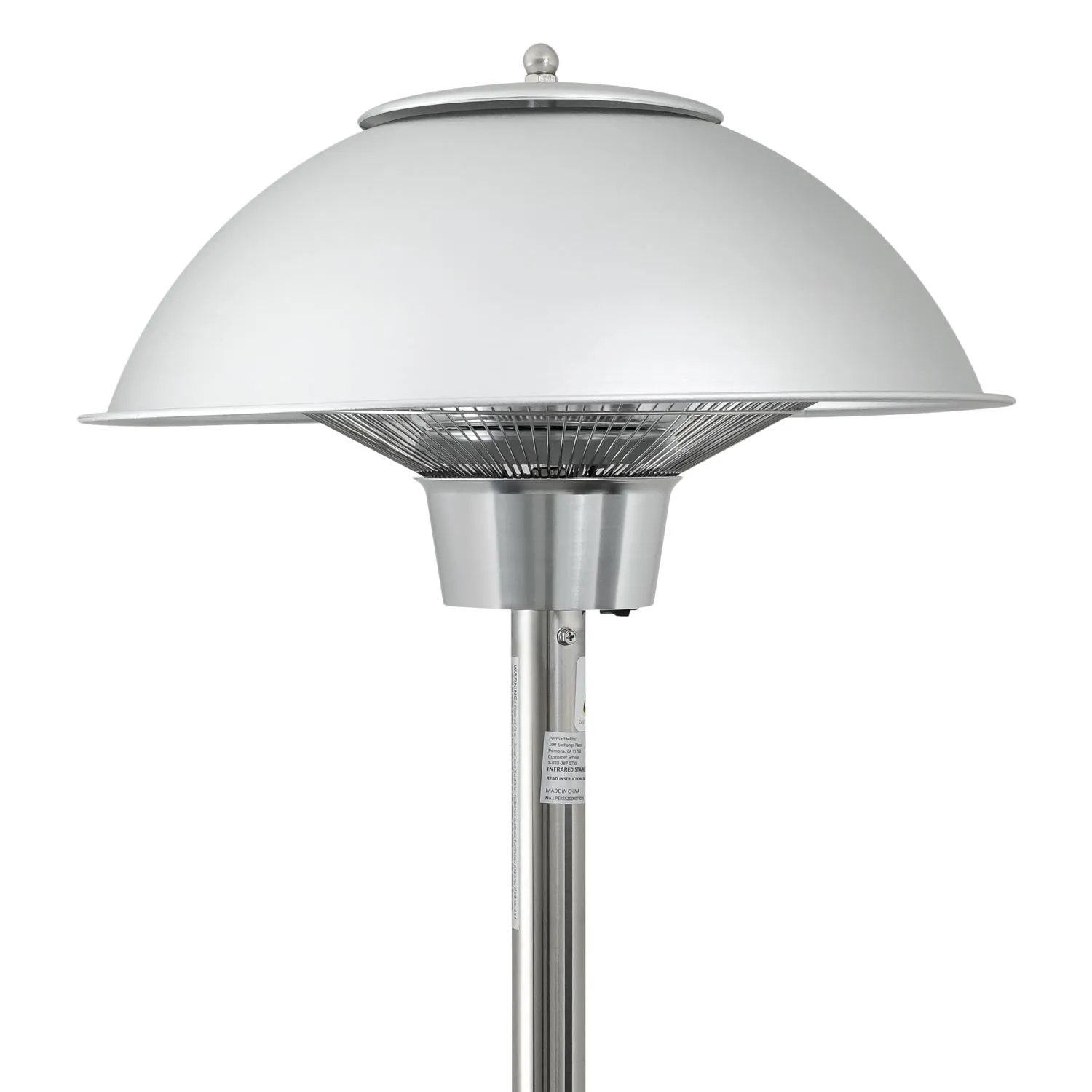 Koror 1500W (Permasteel) Stainless Steel Electric Patio Heater with Table