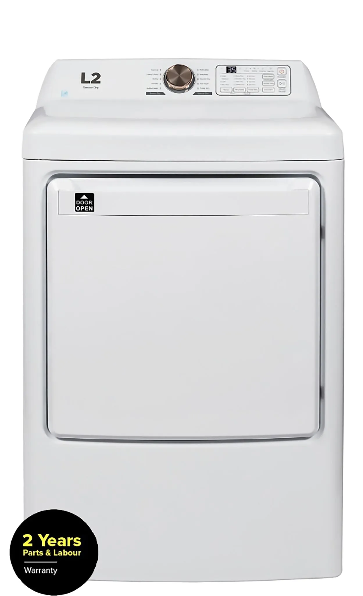 L2 White Electric Dryer (7.0 Cu.ft) - LE47A3AWW