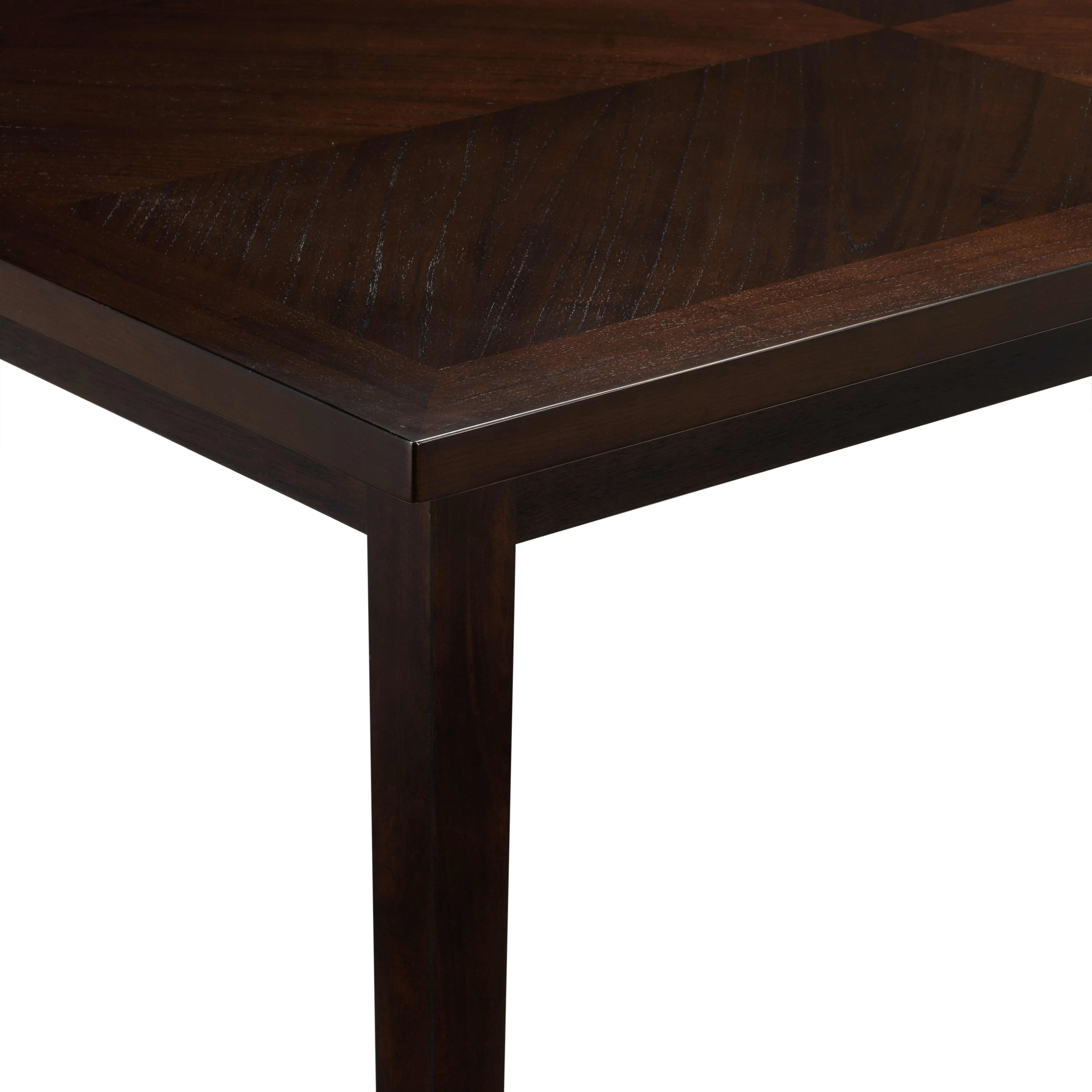 Lauren 5-Piece Dining Set - Dark Brown, Brown