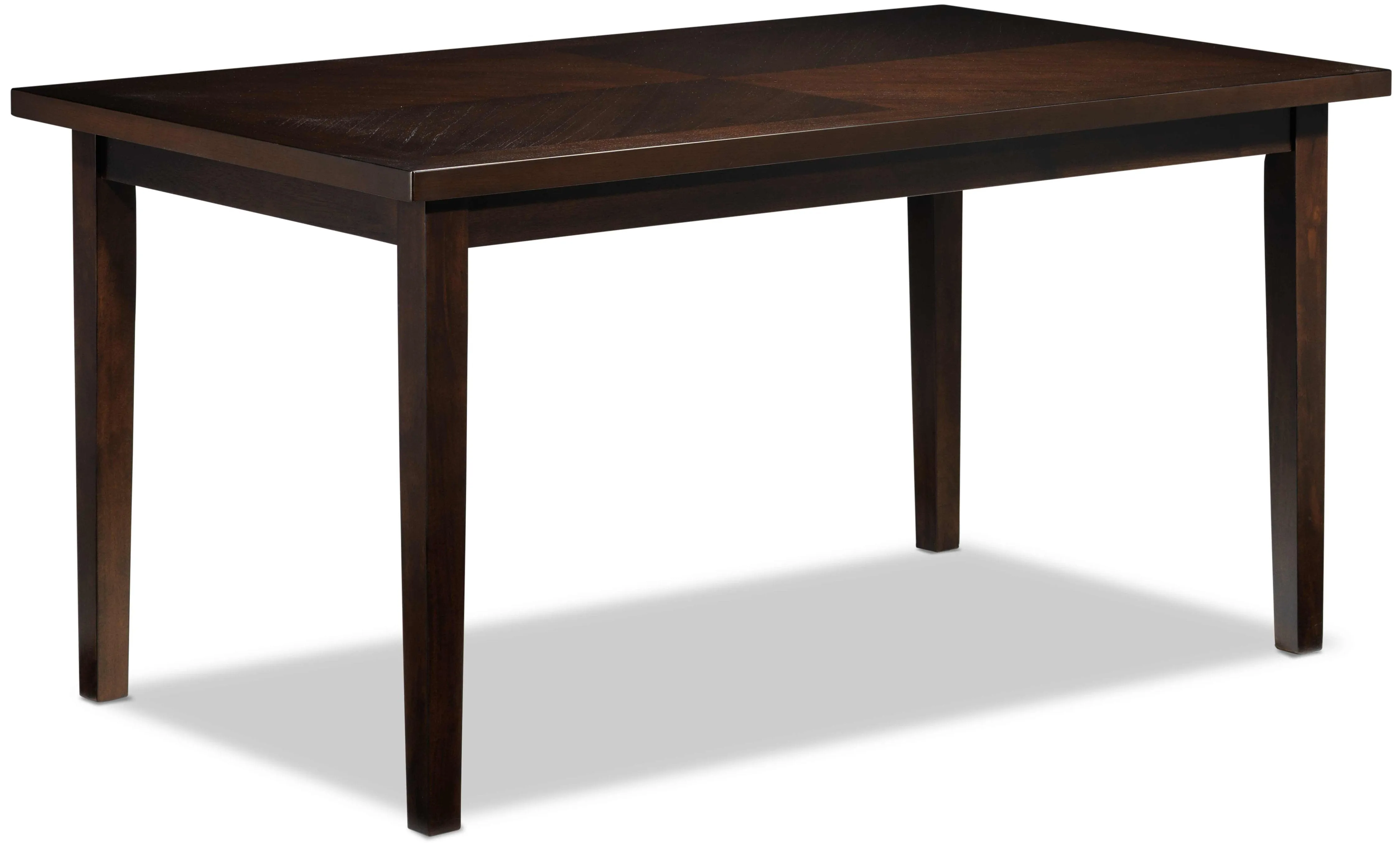 Lauren 5-Piece Dining Set - Dark Brown, Brown