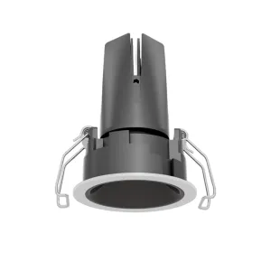 LED Downlight Recessed 9w 3K Non-Dimmable 62xH84mm Cutout:55mm 24D Beam White IP20