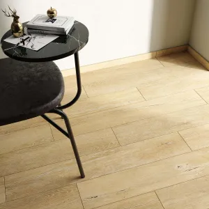 LENK Honey Wood-Effect Porcelain Tile 20x120cm Matt