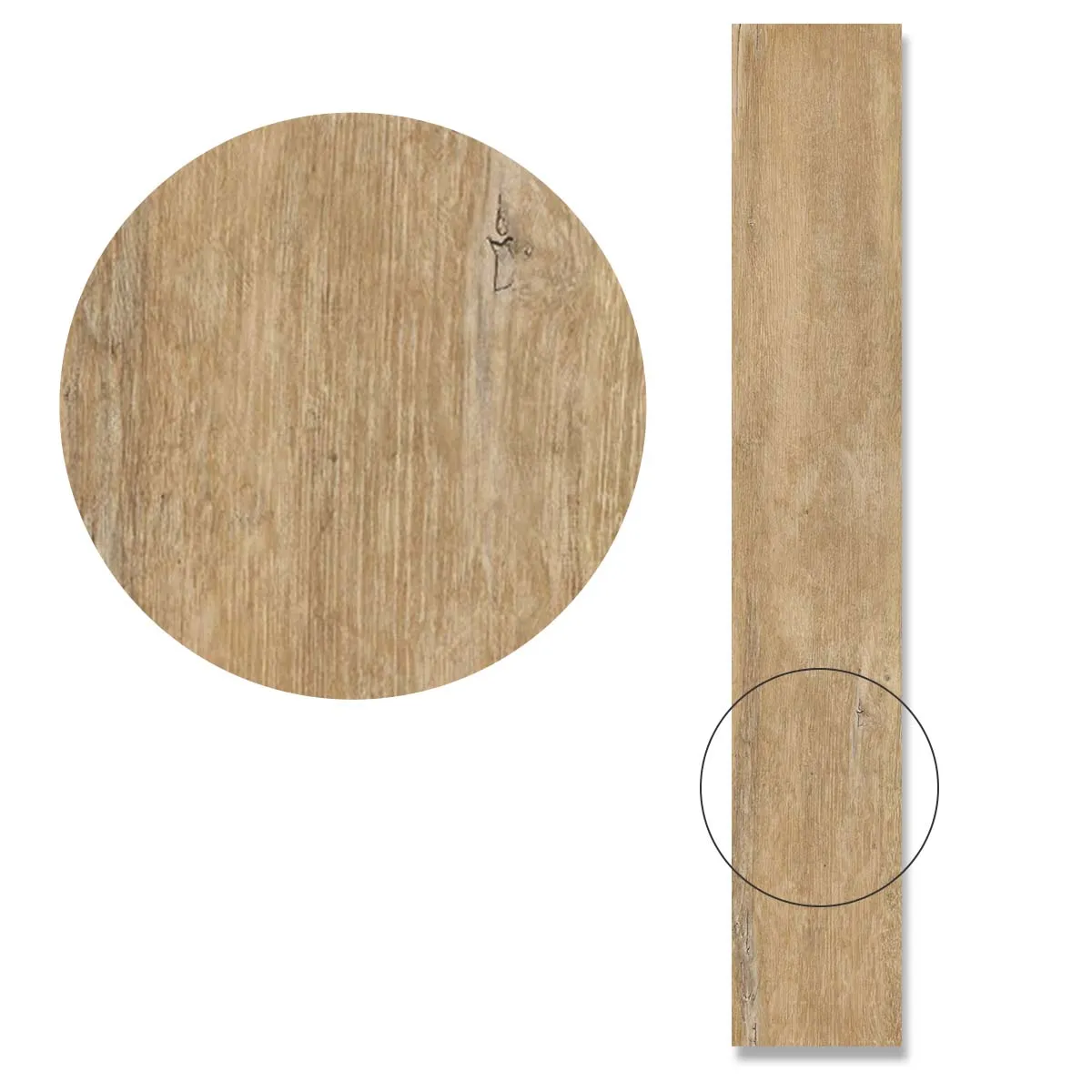LENK Honey Wood-Effect Porcelain Tile 20x120cm Matt