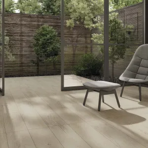 LENK Maple Wood-Effect Porcelain Tile 20x120cm Matt