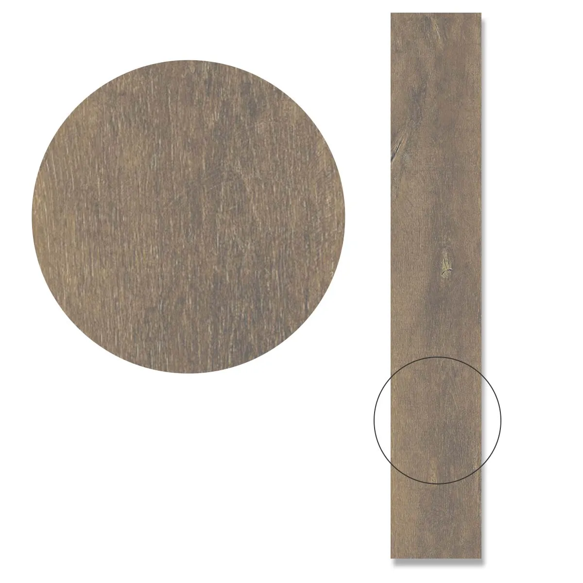LENK Walnut Wood-Effect Porcelain Tile 20x120cm Matt
