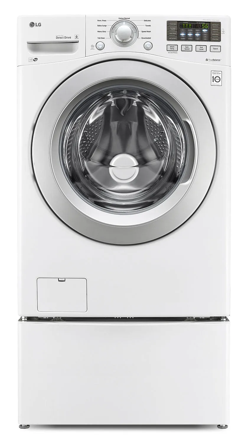 LG Appliances White Front-Load Washer (5.2 Cu. Ft. IEC) - 	WM3270CW