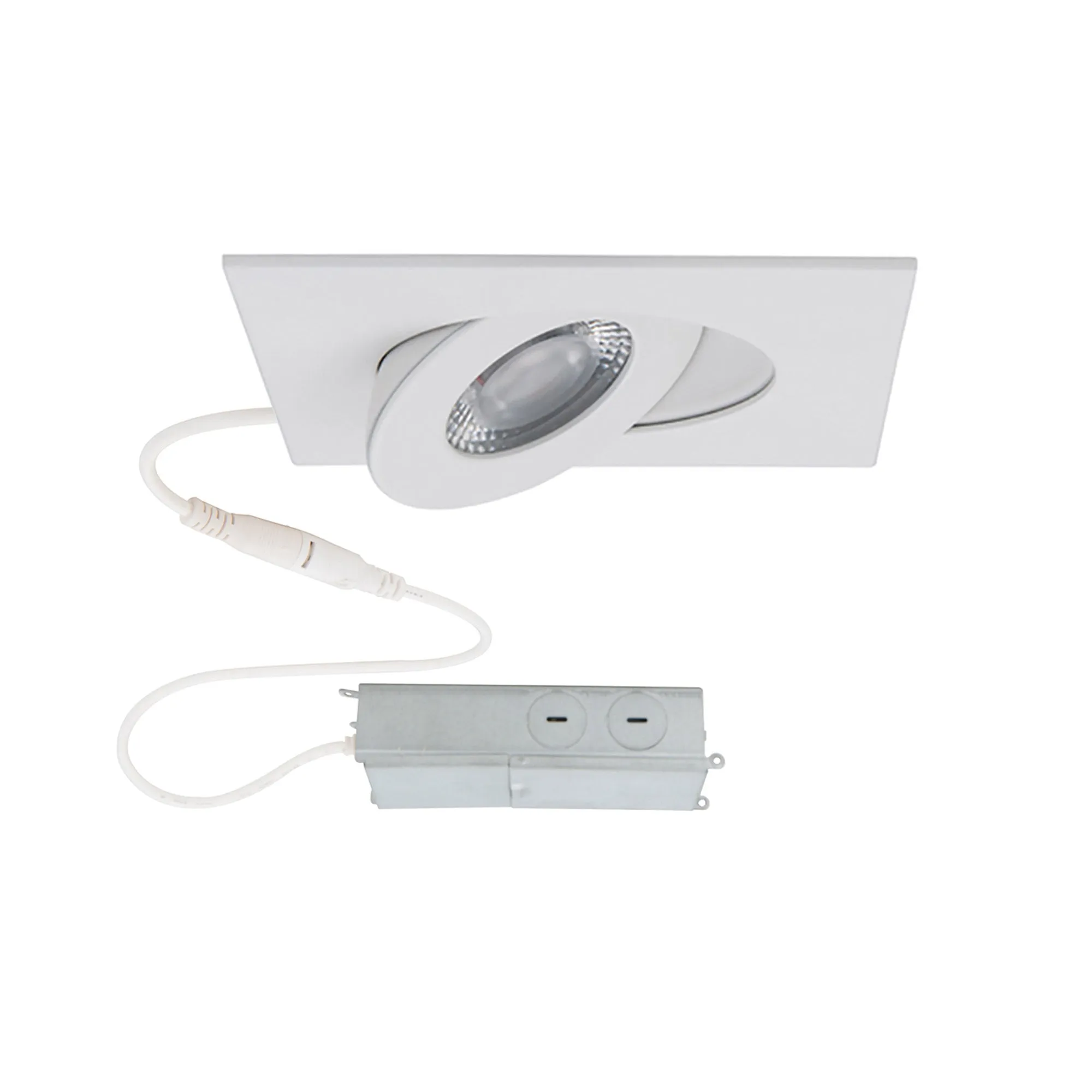 Lotos 2" LED 1-Light Square Adjustable Recessed Kit