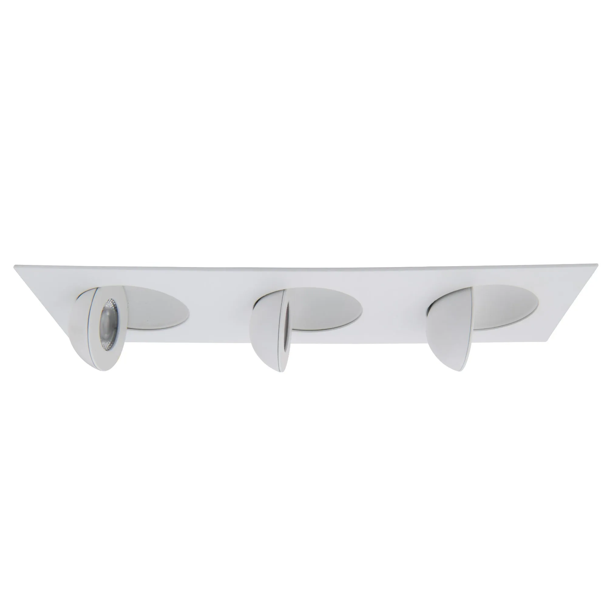 Lotos 2" LED 3-Light Square Adjustable Recessed Kit