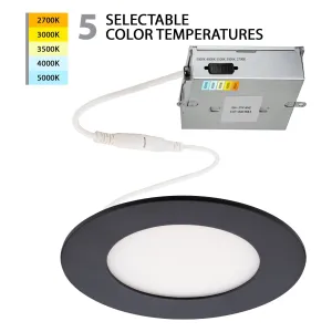 Lotos 4" LED 5-CCT Round Recessed Kit