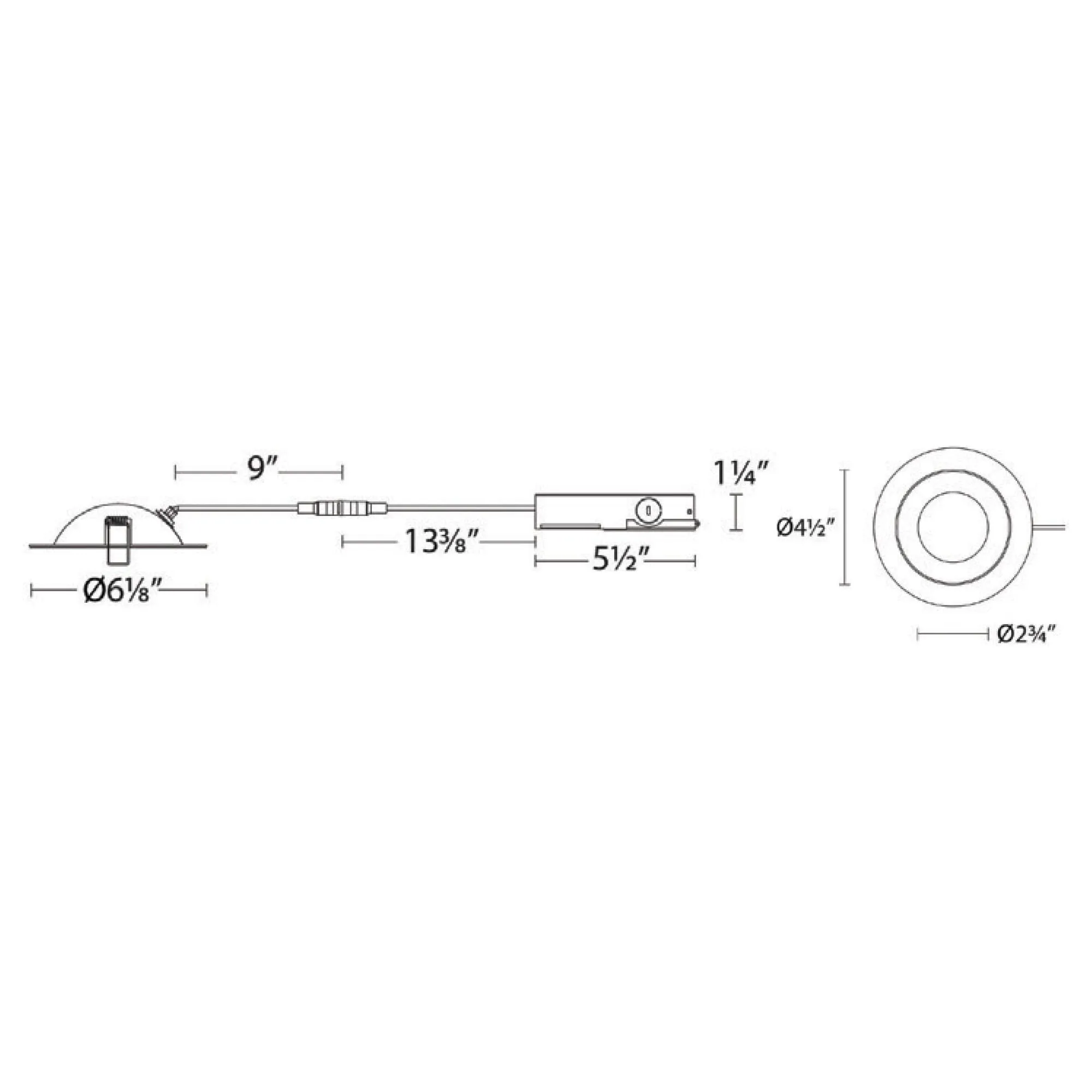 Lotos 6" LED 5-CCT Round Adjustable Recessed Kit