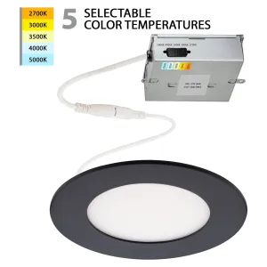 Lotos 6" LED 5-CCT Round Recessed Kit