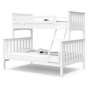 Lyv Twin/Full Bunk Bed - White