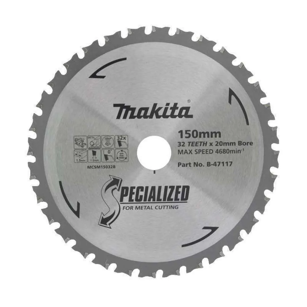 Makita Circular Saw Blade for Metal 150mm x 32T