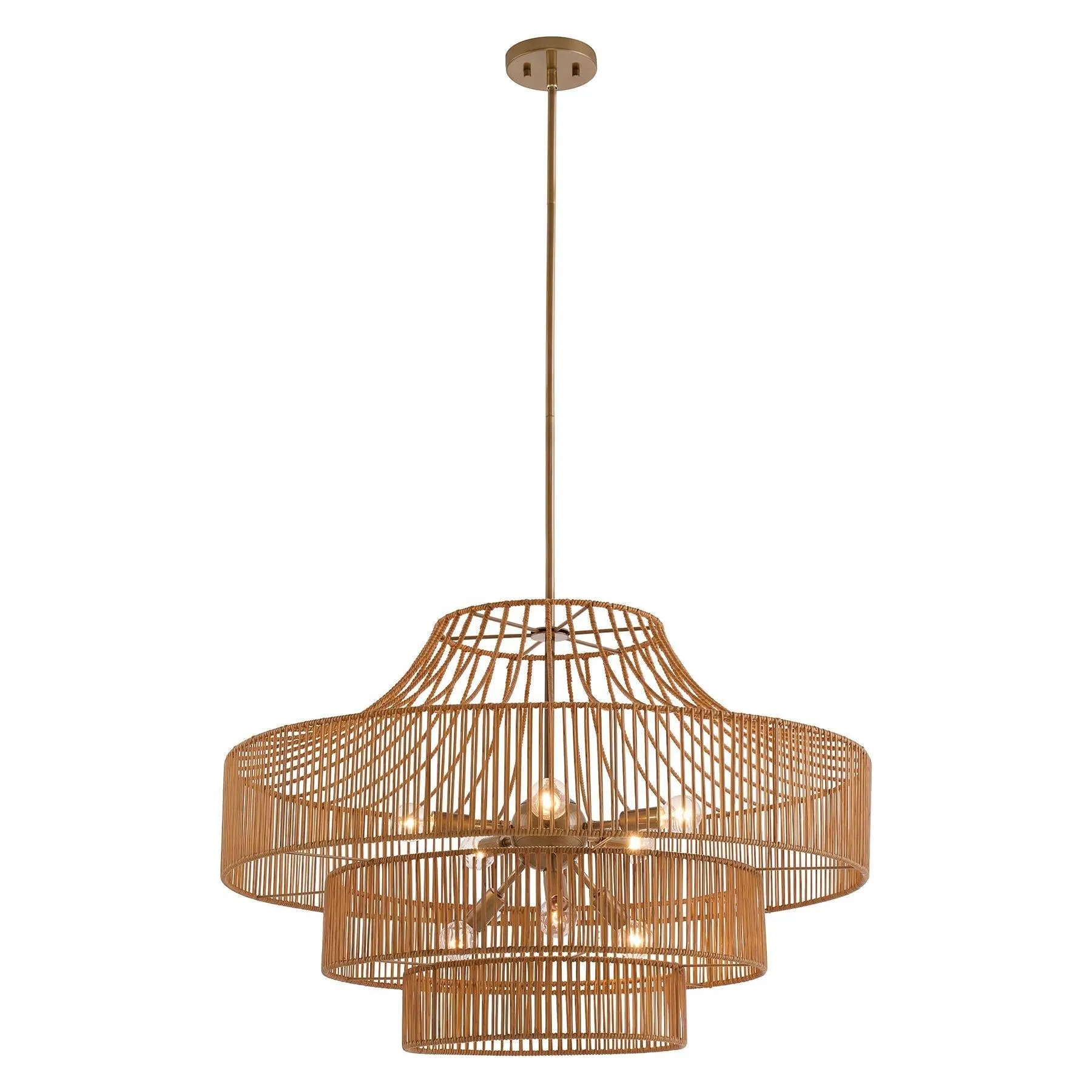 Medlock 8-Light Outdoor Chandelier