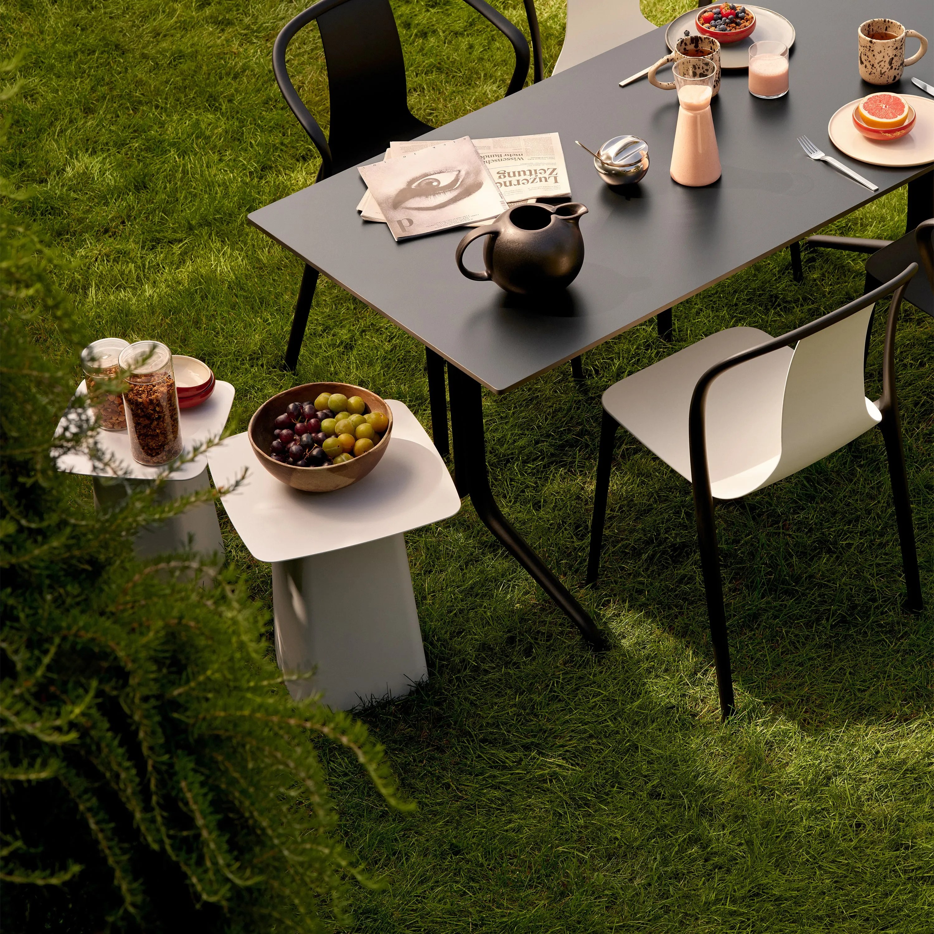 Metal Square Outdoor Side Table
