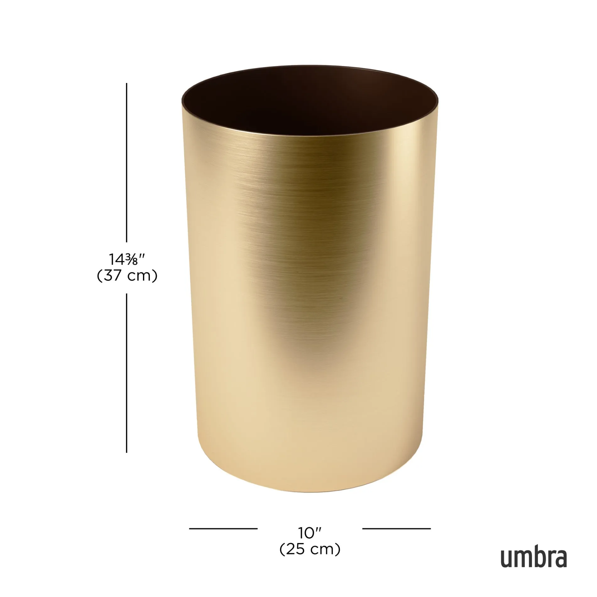 Metalla Trash Can