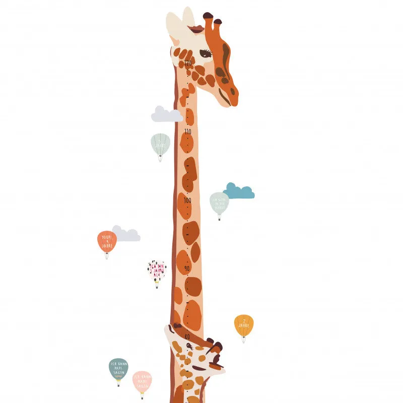 MIMI'lou Height Chart Wallsticker - Safari (English)