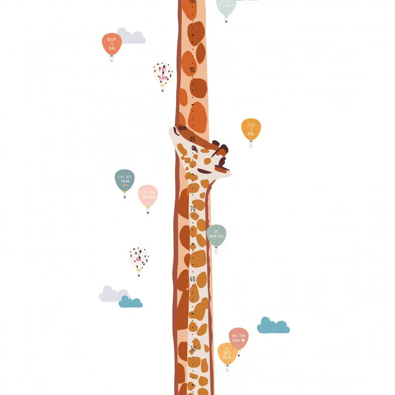 MIMI'lou Height Chart Wallsticker - Safari (English)
