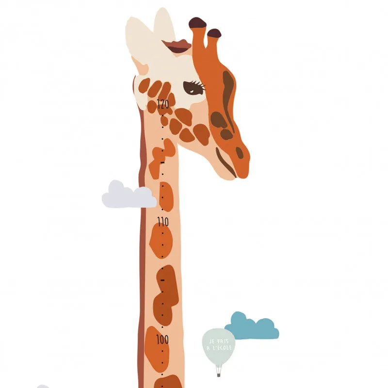 MIMI'lou Height Chart Wallsticker - Safari (English)