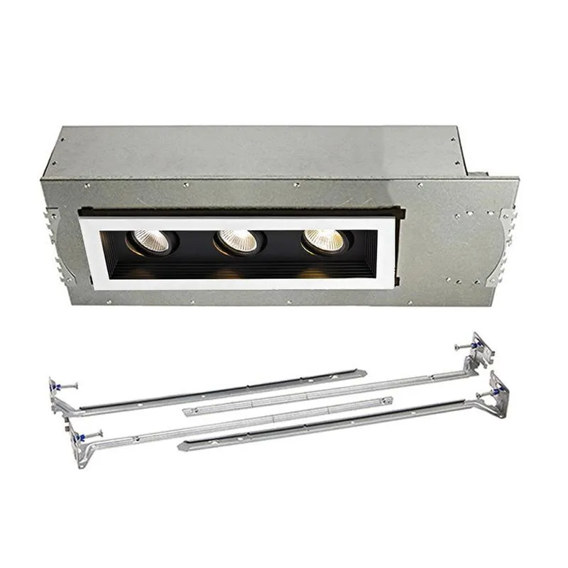 Mini Multiple Spots Three Light Recessed Trim and Housing