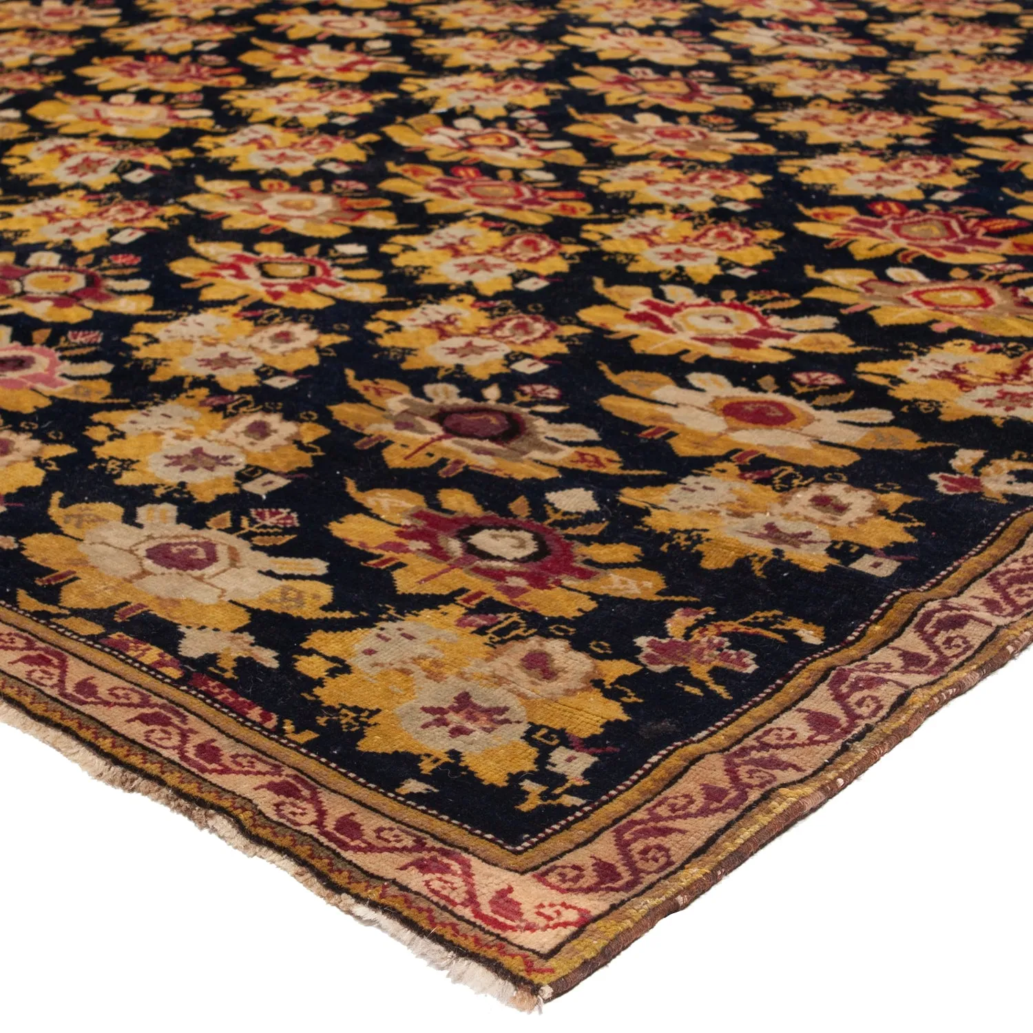 Multicolored Traditional Wool Rug - 6'11" x 19'
