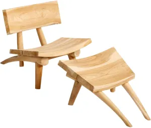 Muubs Dakota Chair Set Teak, 2 Piece