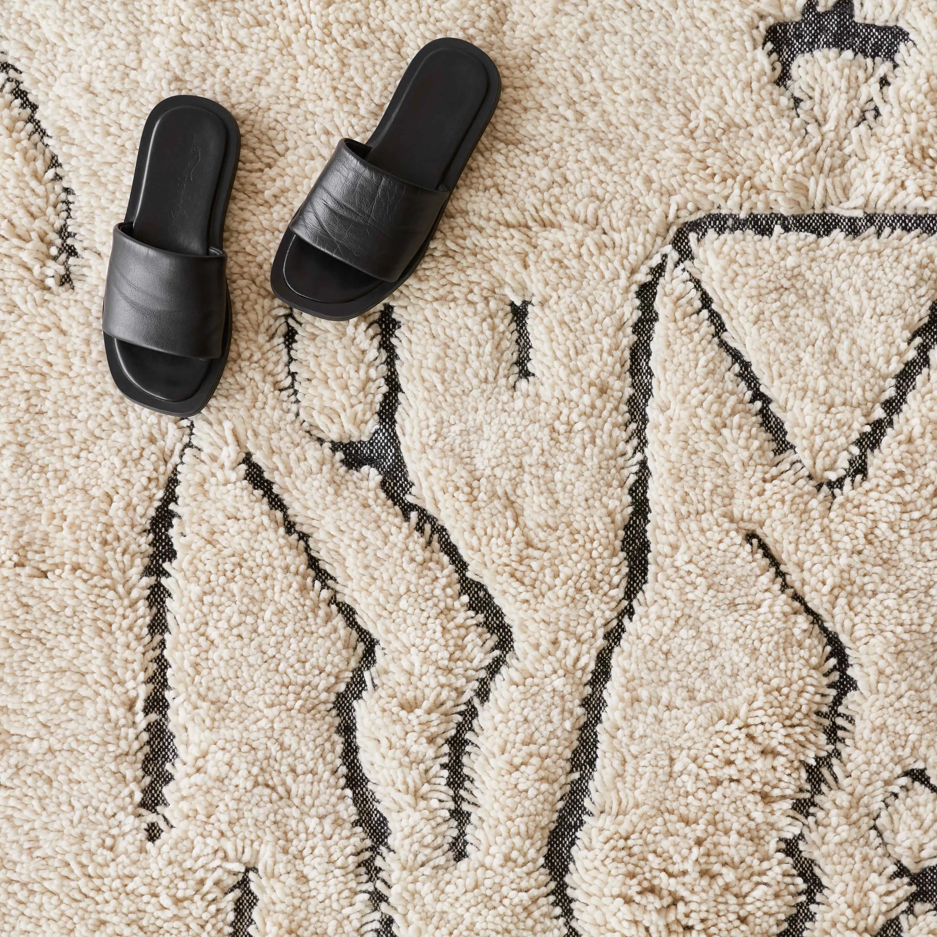 Nahla Hand-Knotted Beni Ourain Area Rug The Citizenry