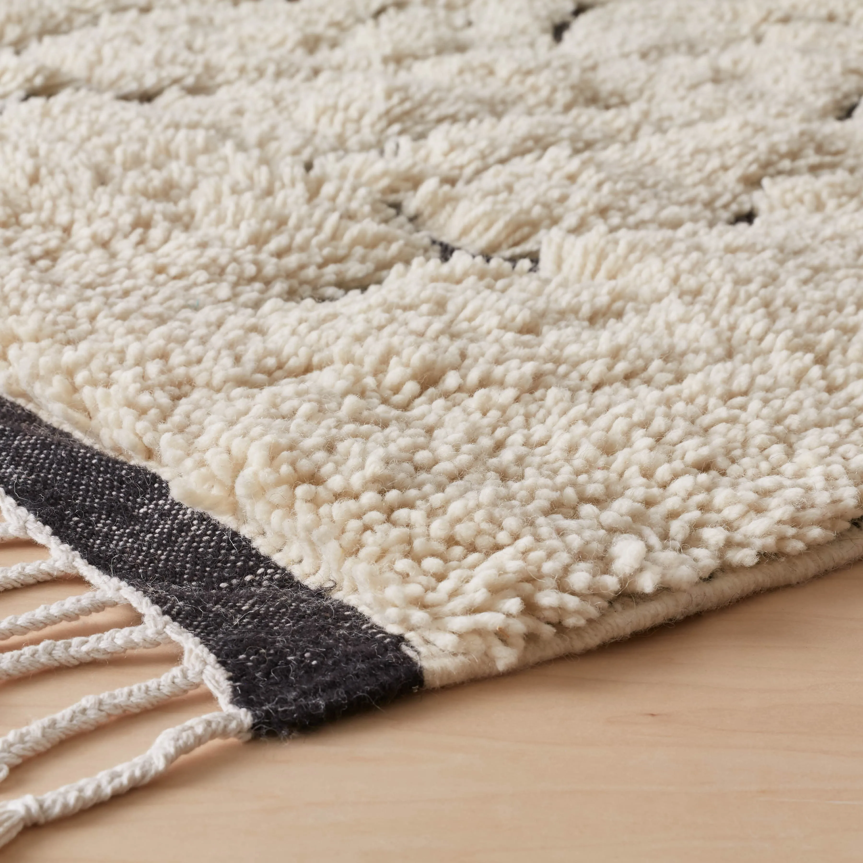 Nahla Hand-Knotted Beni Ourain Area Rug The Citizenry