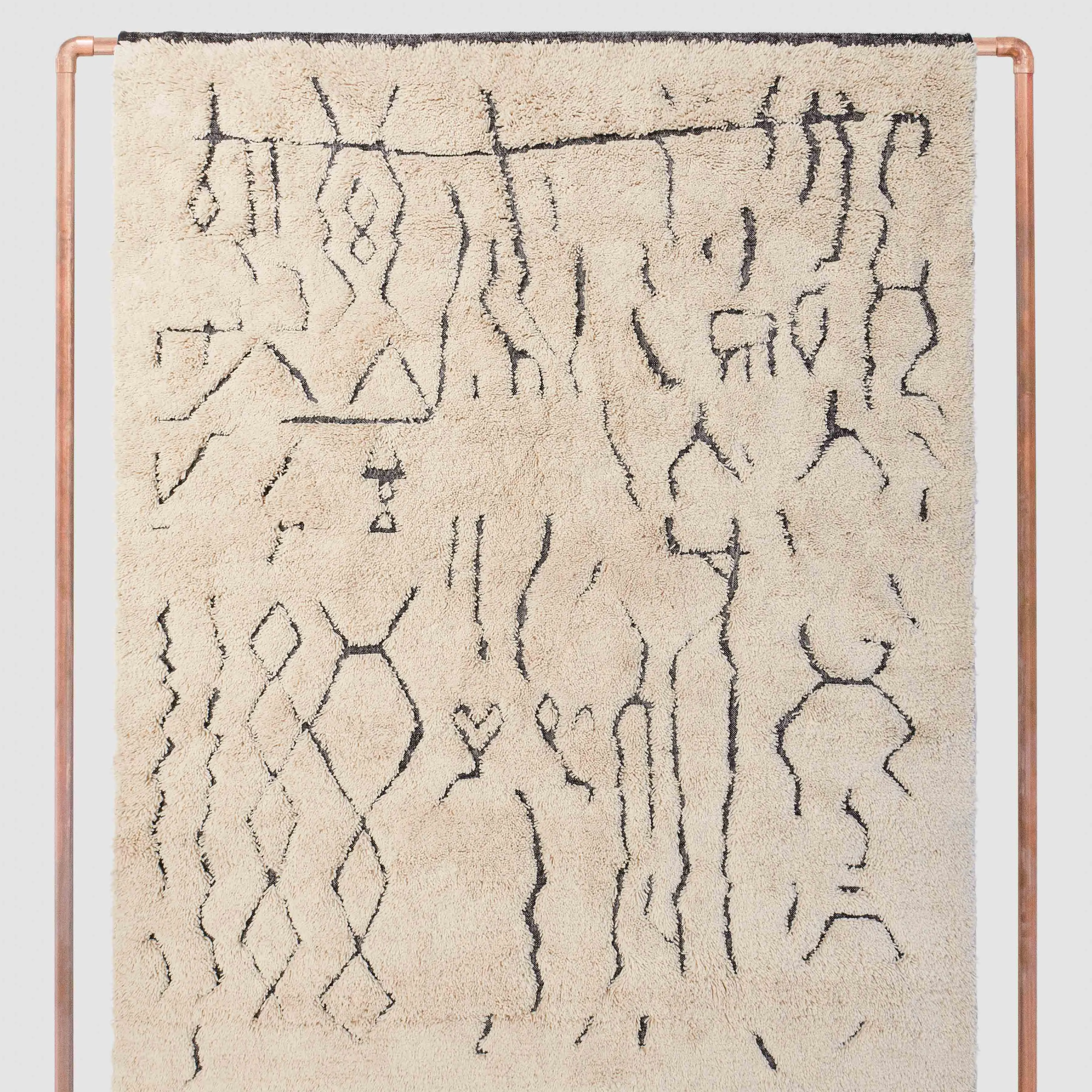 Nahla Hand-Knotted Beni Ourain Area Rug The Citizenry