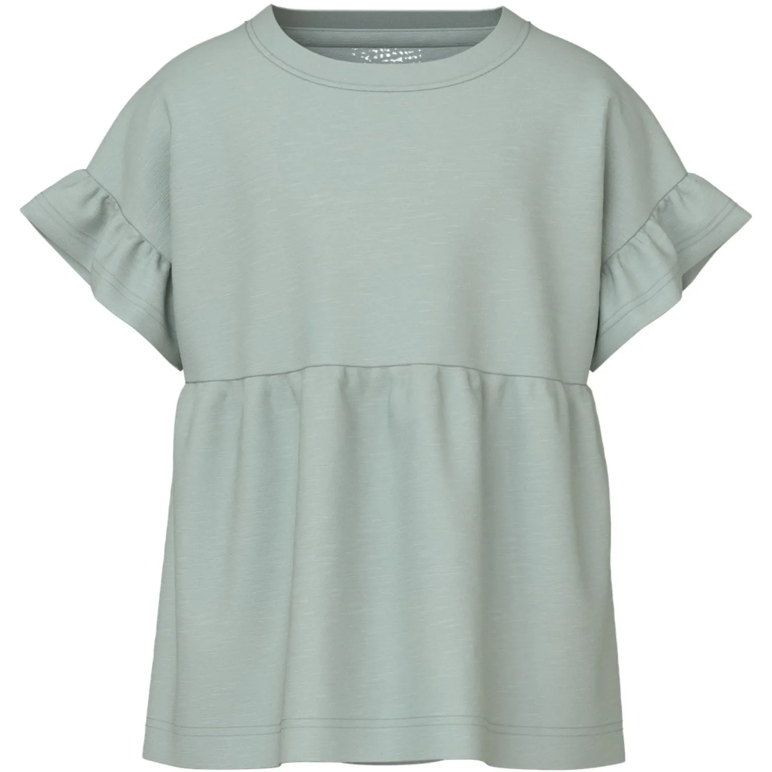 Name It Aqua Gray Vavina Top
