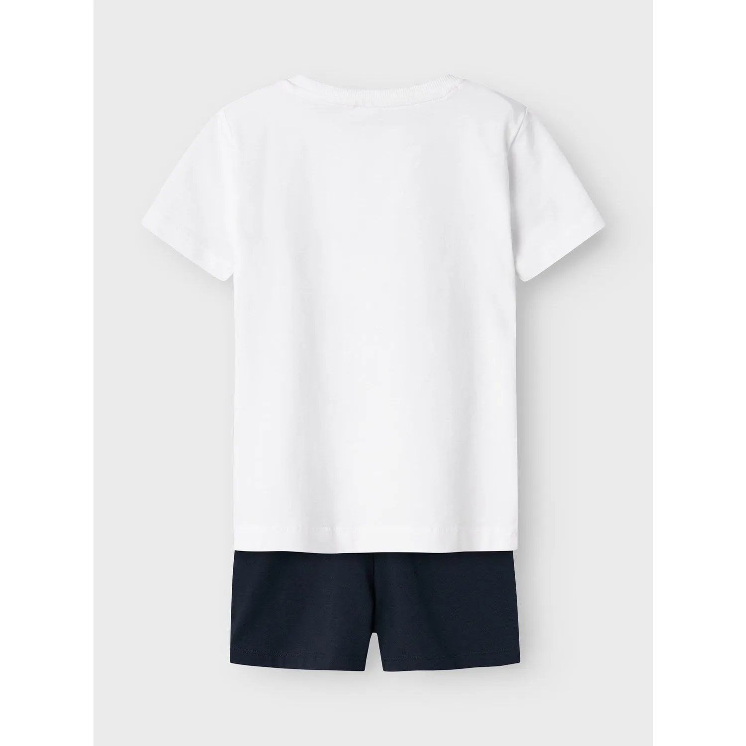 Name It Lucent White Nmmjaspen Ss Shorts Set Pb