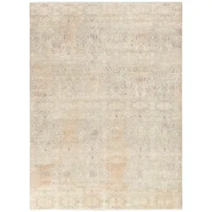 Natural Transitional Wool & Silk Rug - 9'1" X 12'4"