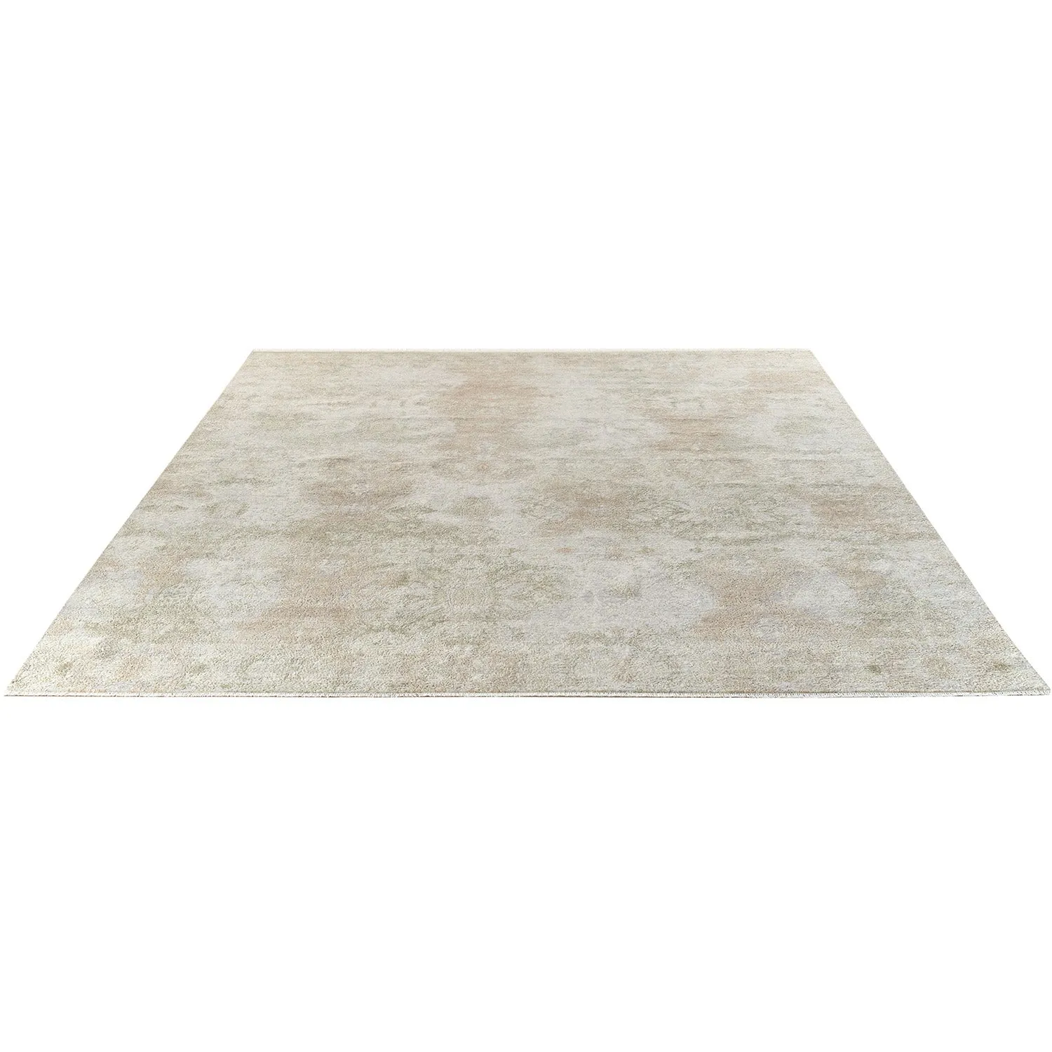 Natural Transitional Wool & Silk Rug - 9'1" X 12'4"